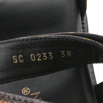 Louis Vuitton Monogram LV Sunset Comfort Flat Sandals 38 Cacao Brown 8 of 8