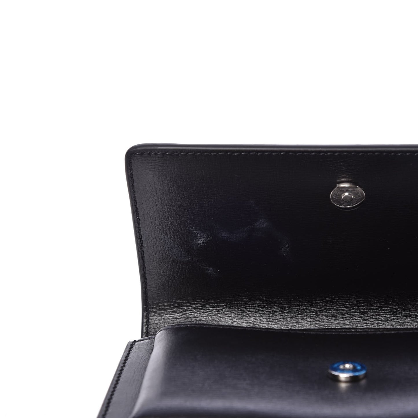 Calfskin Monogram Sunset Chain Wallet Black