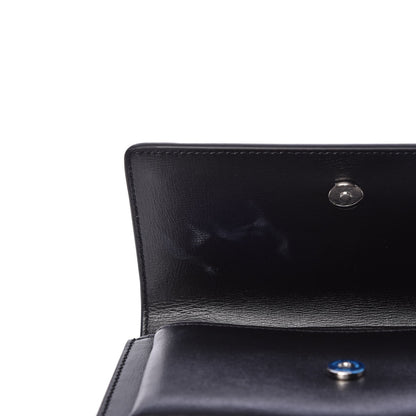 Saint Laurent Calfskin Monogram Sunset Chain Wallet Black 6 of 7