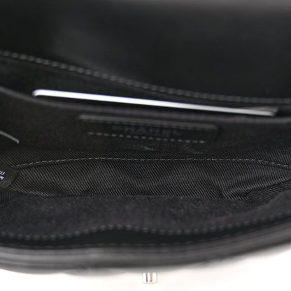 Chanel Calfskin Quilted CC Uniform Flap Belt Bag Black 4 of 9