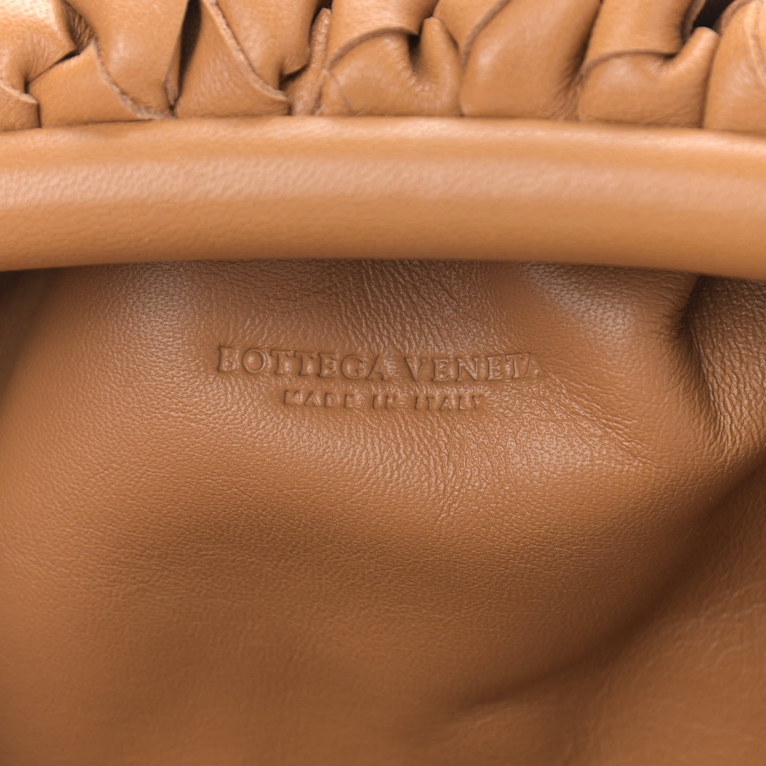 Bottega Veneta Nappa Intrecciato The Mini Pouch Carmel 6 of 9