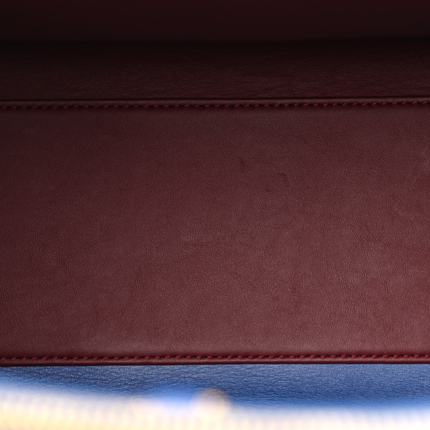 Louis Vuitton Calfskin Monogram City Steamer MM Blue Burgundy White 5 of 11