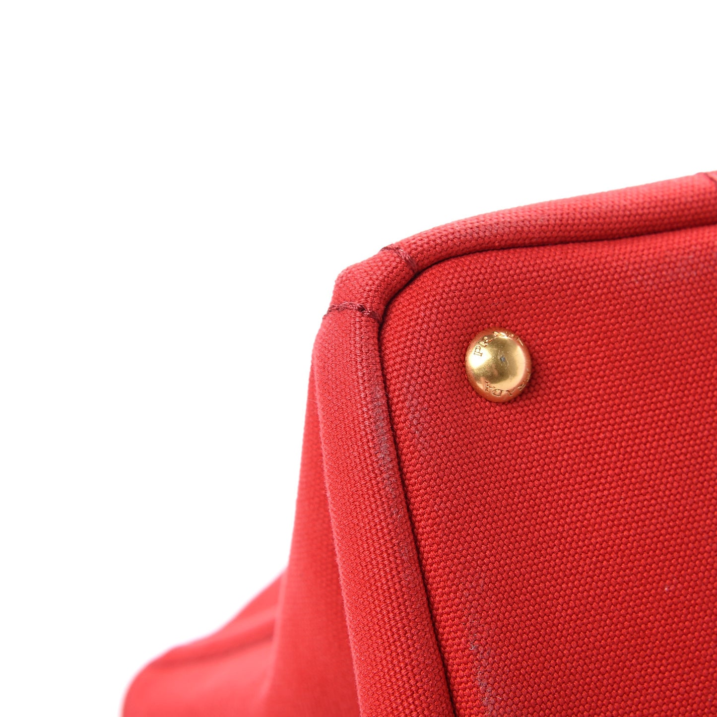 Canapa Logo Shopping Tote Rosso