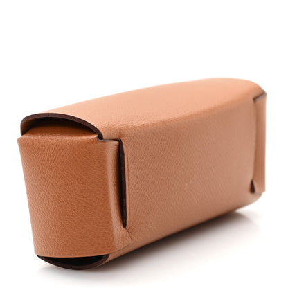 Hermes Grained Madame Calfskin Lipstick Case with Mirror Gold 5 of 11