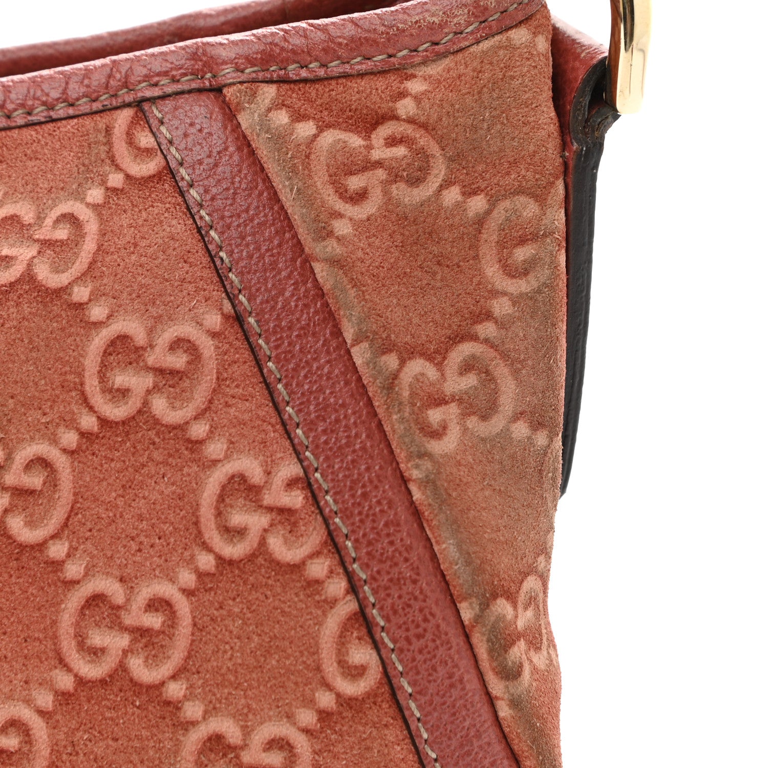 Gucci Monogram D Ring Abbey Pochette Rose 12 of 16