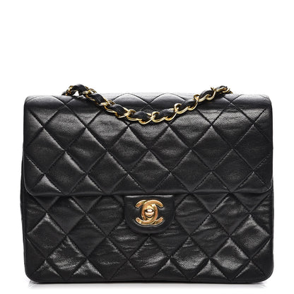 Chanel Lambskin Quilted Small Flap Black 1 of 9