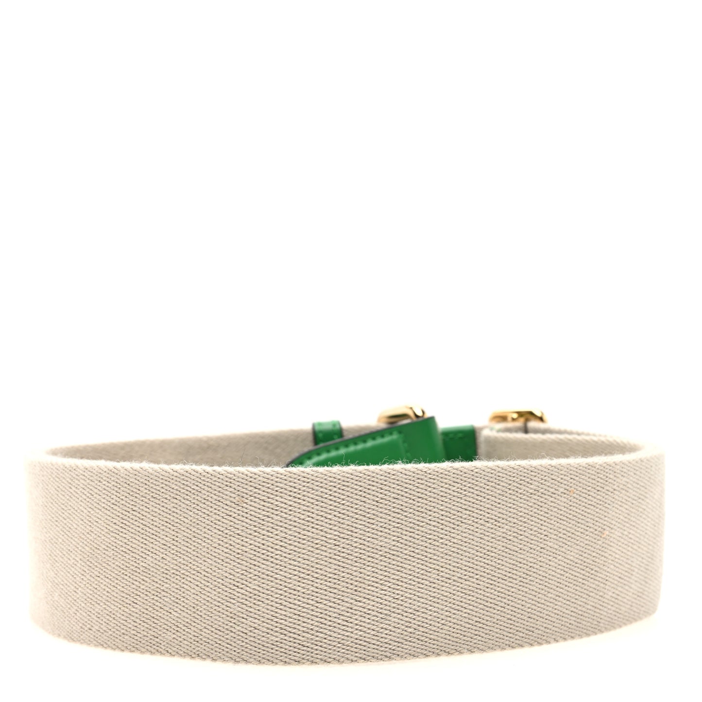 Canvas Shoulder Strap Green Beige