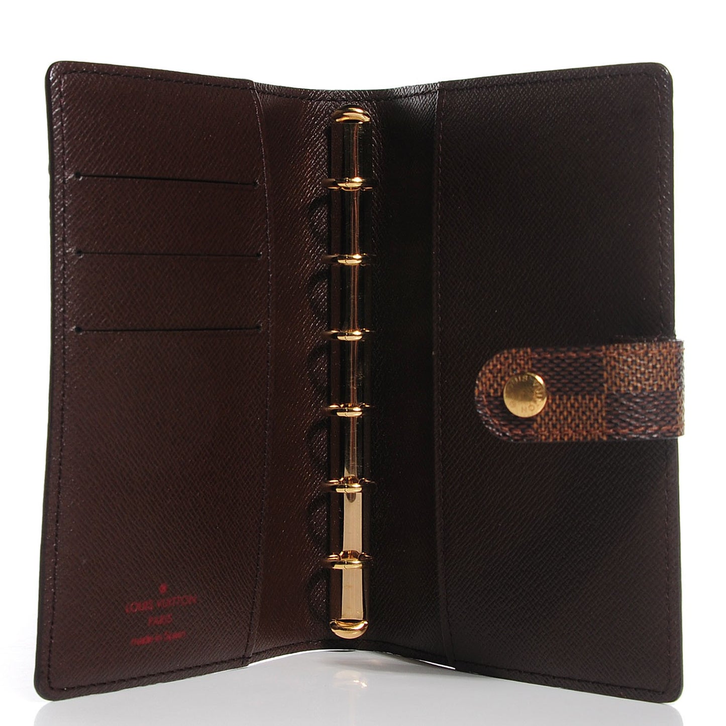Damier Ebene Small Ring Agenda Cover
