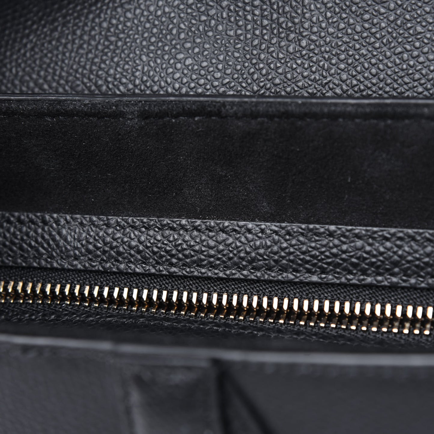 Grained Calfskin Saddle Bag Black