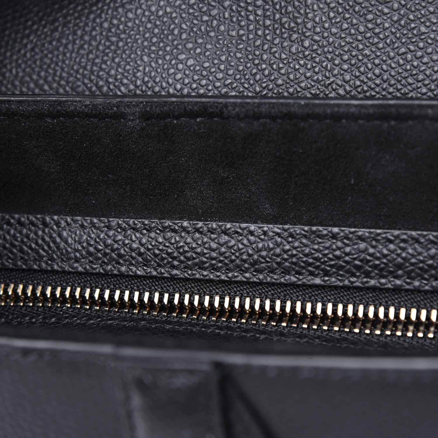 Christian Dior Grained Calfskin Saddle Bag Black 8 of 12