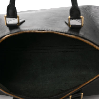 Louis Vuitton Epi Speedy 35 Black 5 of 9