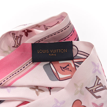 Louis Vuitton Silk Monogram A la Folie BB Bandeau Light Pink 4 of 4