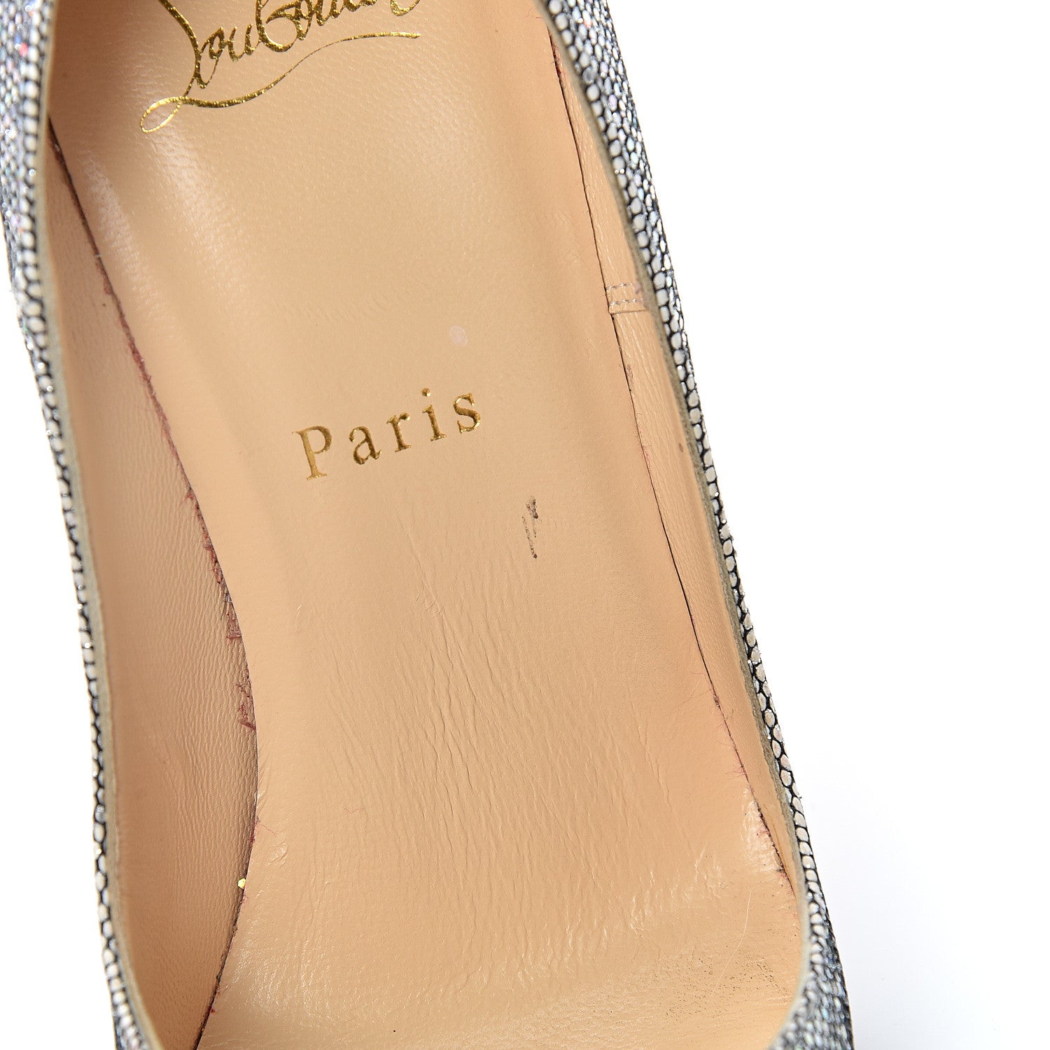 Christian Louboutin Glitter So Kate 120 Pumps 38 Disco Ball Multicolor 12 of 15
