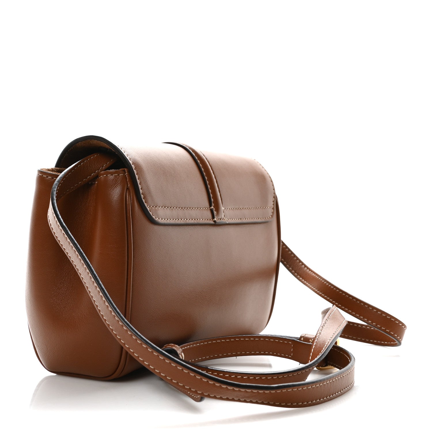 Celine Calfskin Mini Soft 16 Bag Tan 3 of 11