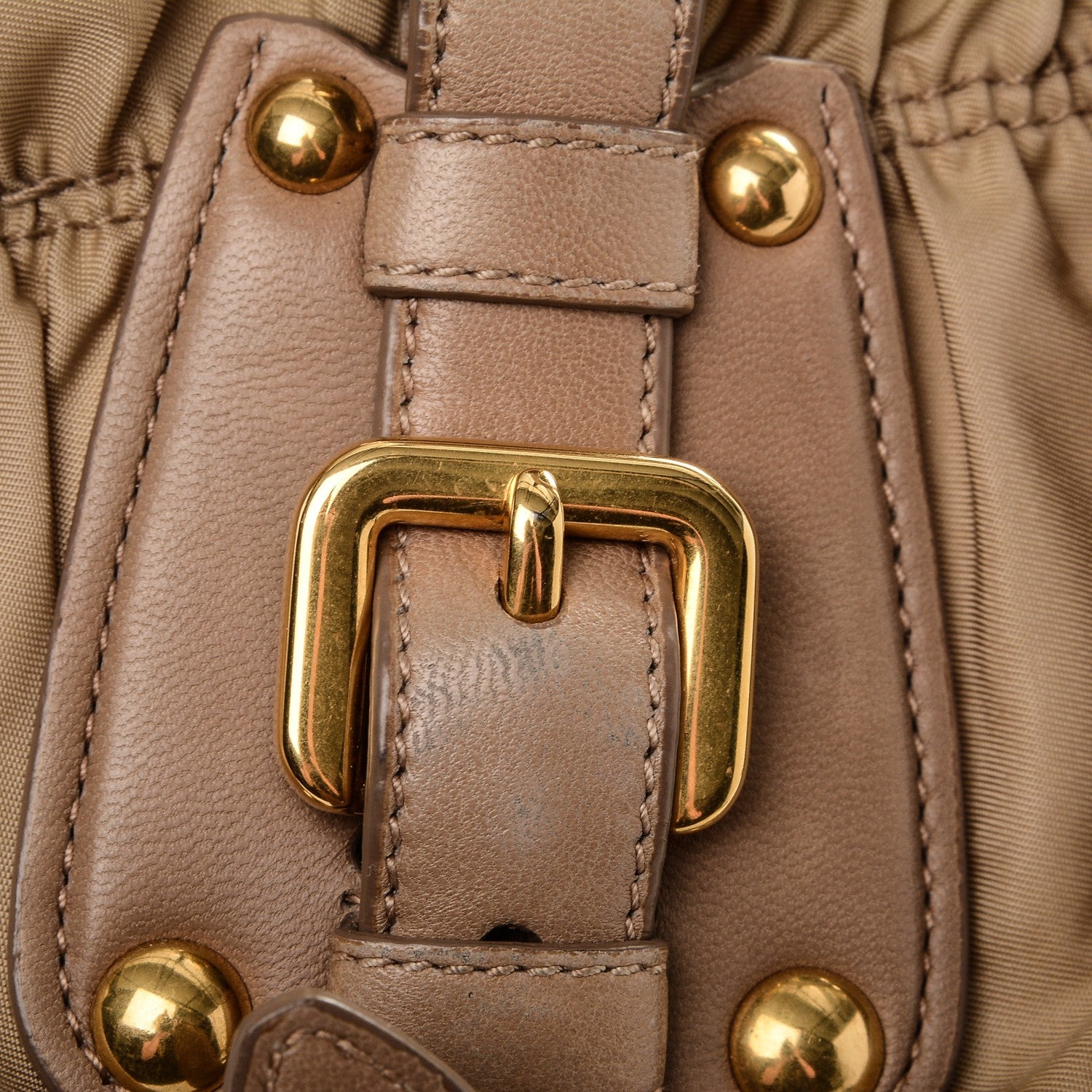 Prada Tessuto Nylon Gaufre Tote Cammello 10 of 11
