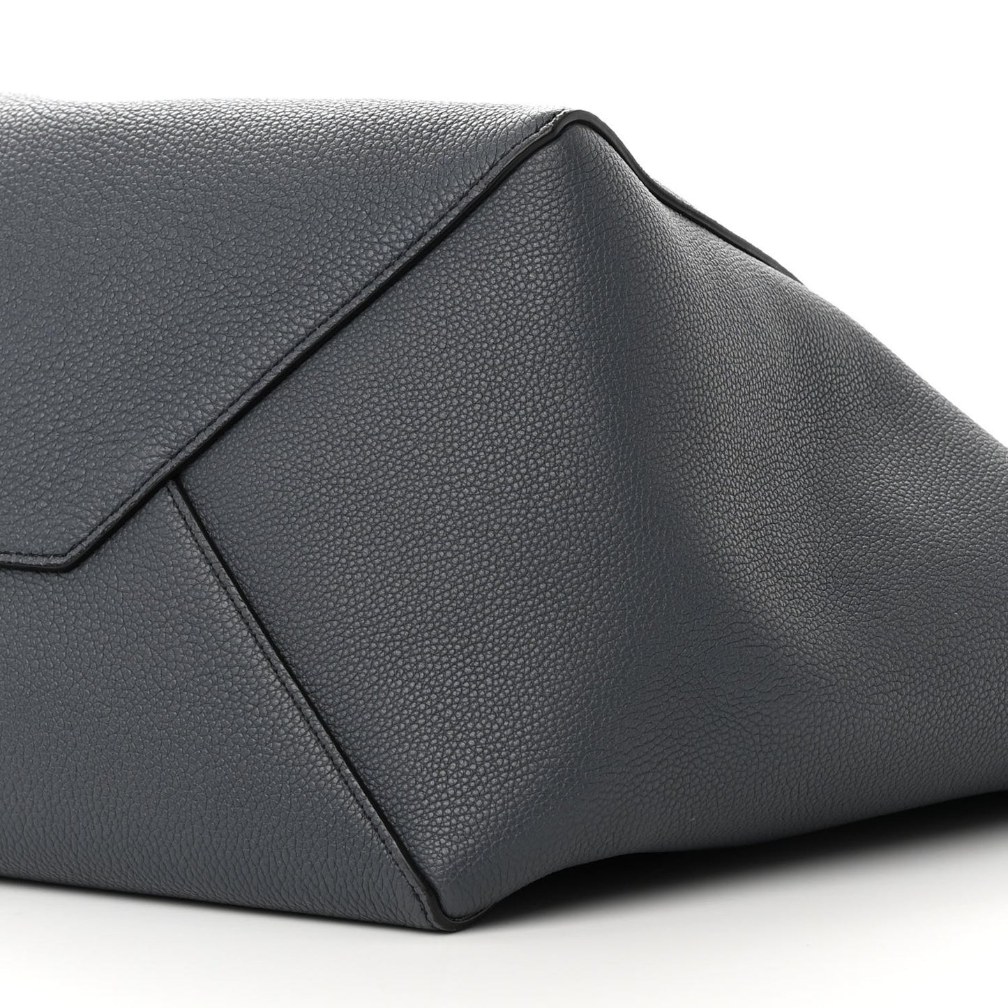 Soft Grained Calfskin Small Belt Cabas Phantom Slate