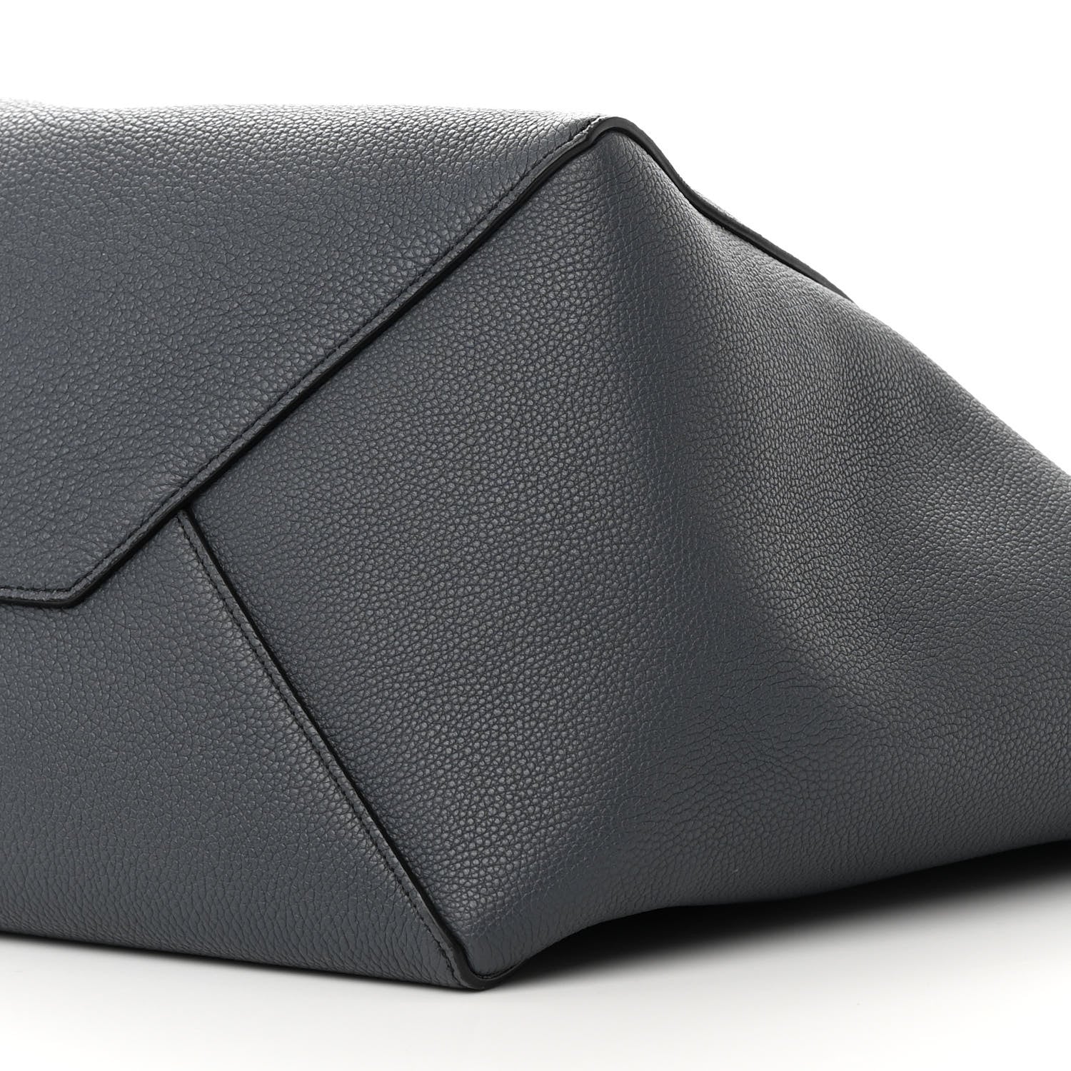 Celine Soft Grained Calfskin Small Belt Cabas Phantom Slate 10 of 12