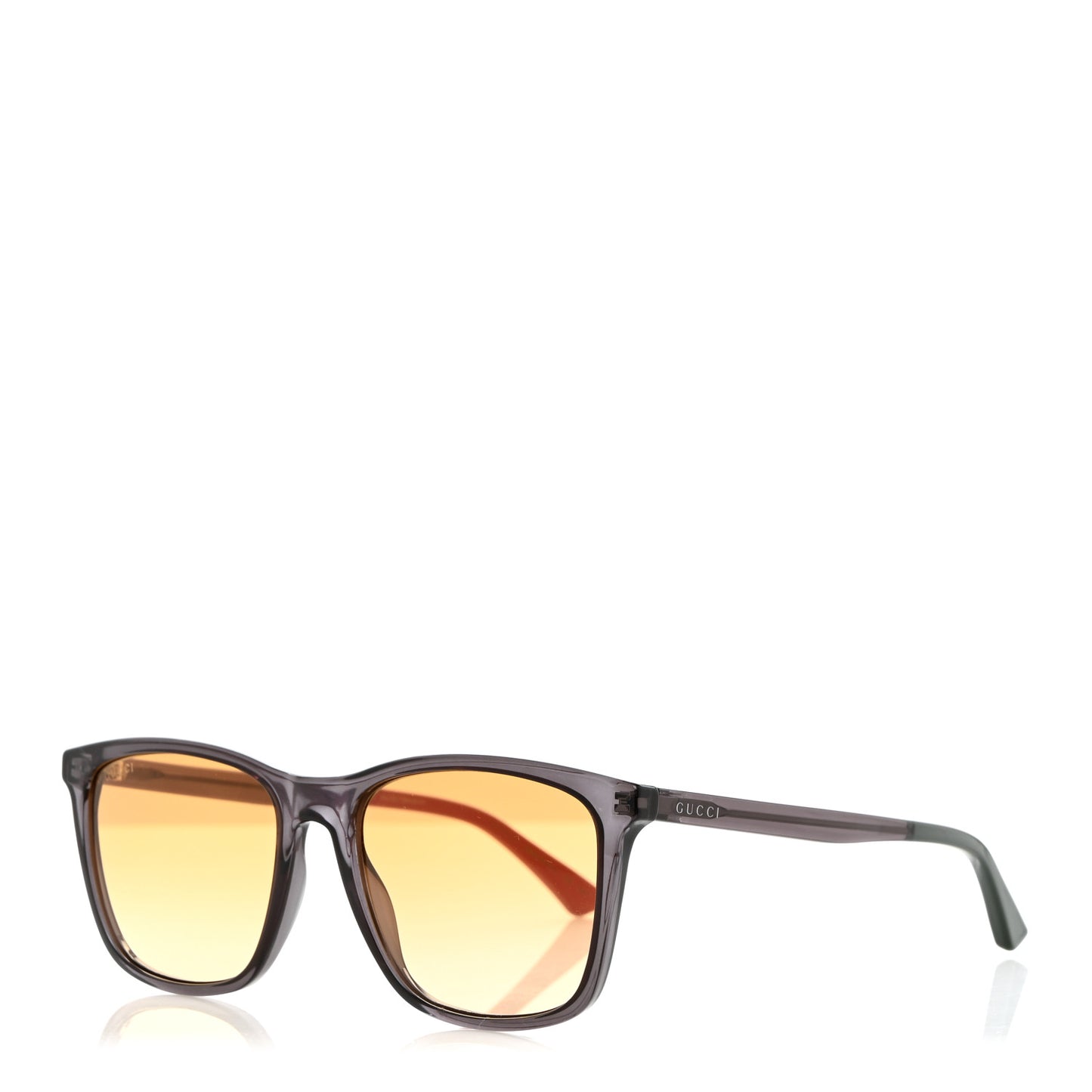Acetate Square Frame Sunglasses GG0404S Brown