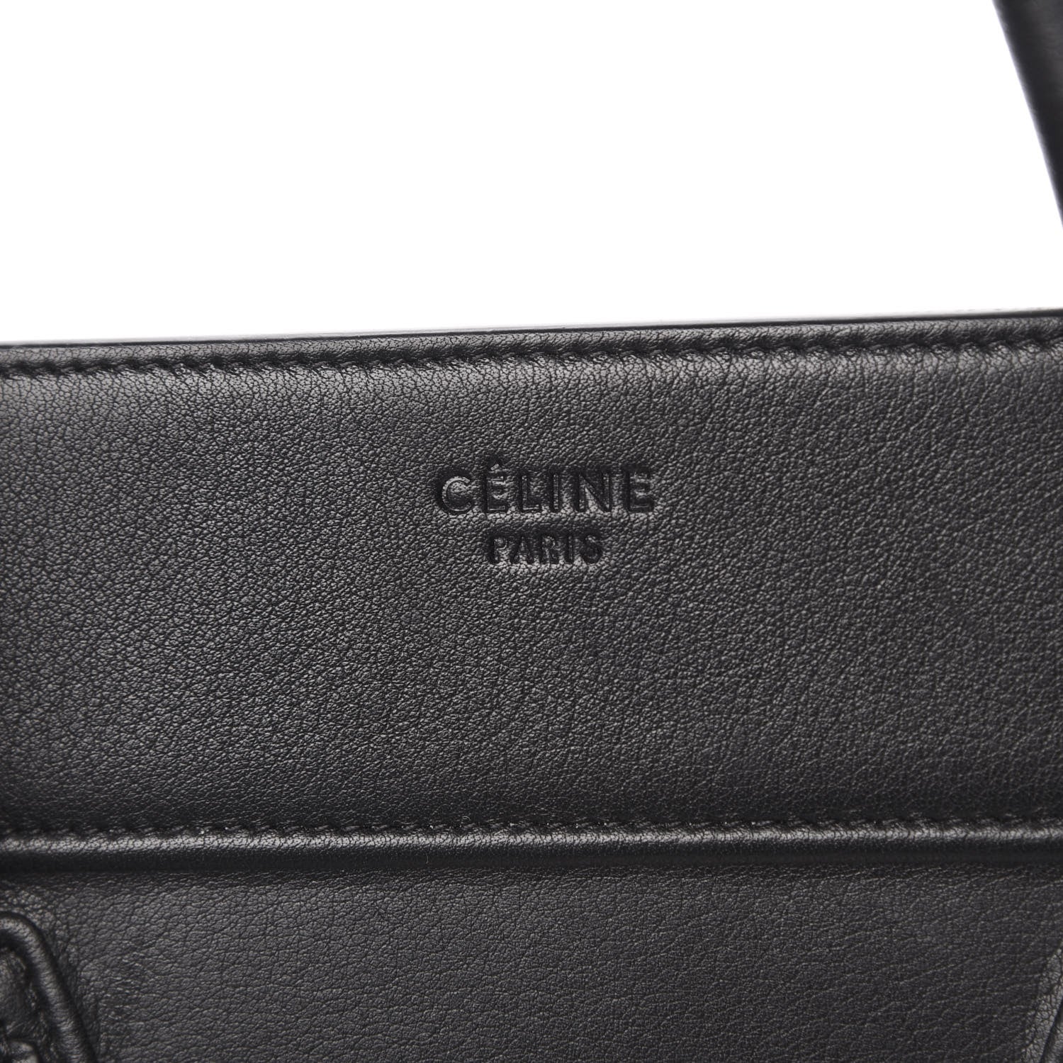 Celine Supple Calfskin Large Phantom Luggage Black 6 of 13