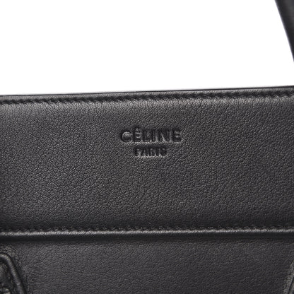Celine Supple Calfskin Large Phantom Luggage Black 6 of 13