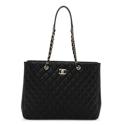 Chanel Caviar Quilted Large Shopping Tote Black 1 of 9