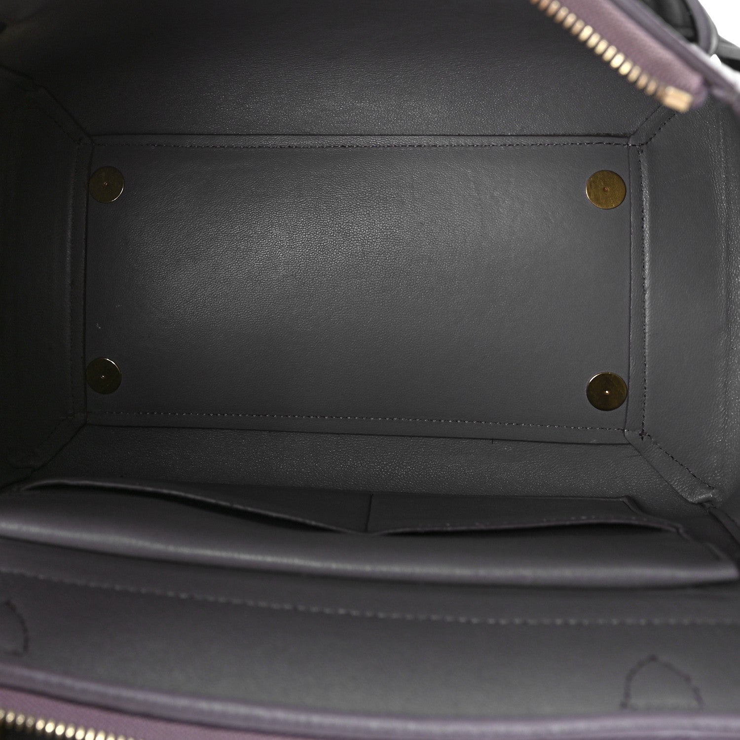 Celine Smooth Calfskin Mini Bi-Color Belt Bag Light Smoke Violet 5 of 8
