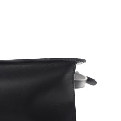 Gucci Calfskin Maxi Sylvie Top Handle Bag Black 10 of 12