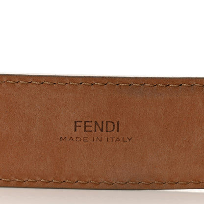 Fendi Vitello Dolce Belt 80 32 Tortora 4 of 6