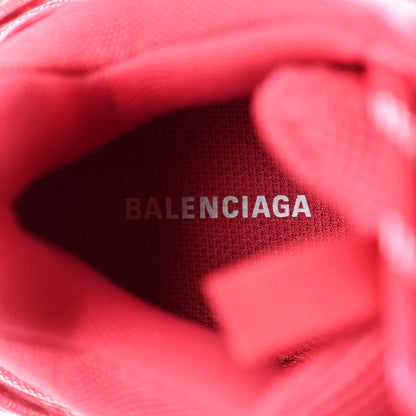 Balenciaga Fabric Mesh Faded Washed Womens Triple S Sneakers 36 Red 6 of 8