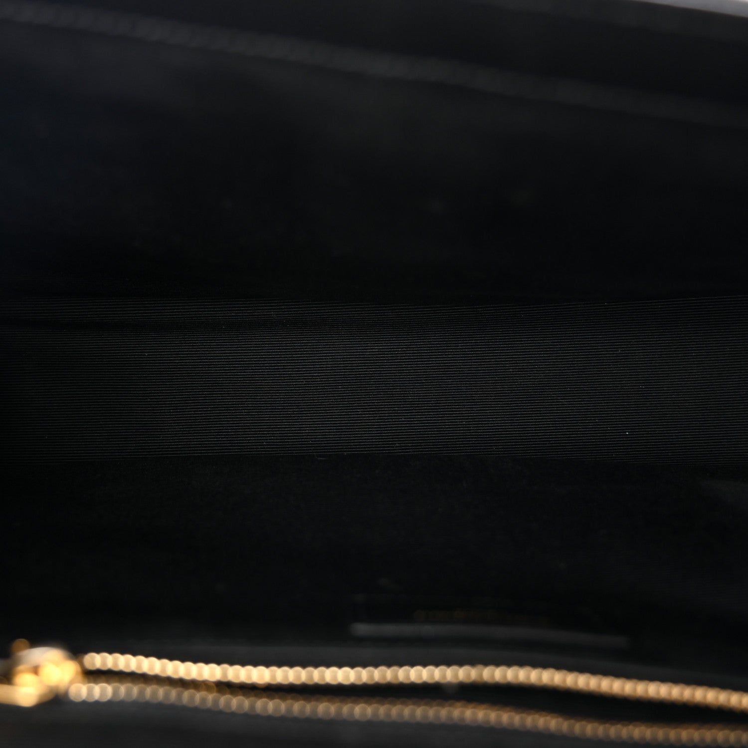 Saint Laurent Grain De Poudre Matelasse Chevron Large Monogram Satchel Black 5 of 10