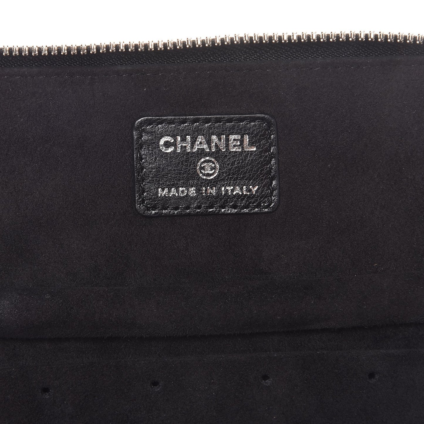 Lambskin Quilted Jewelry Case Black