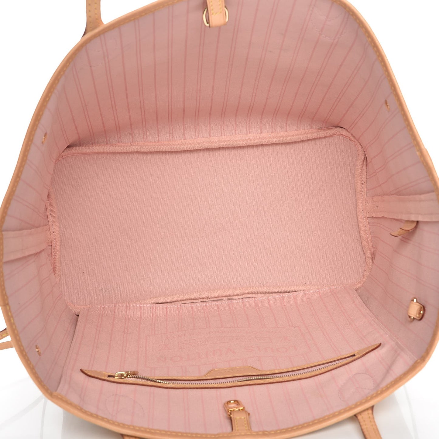 Damier Azur Neo Neverfull MM Rose Ballerine