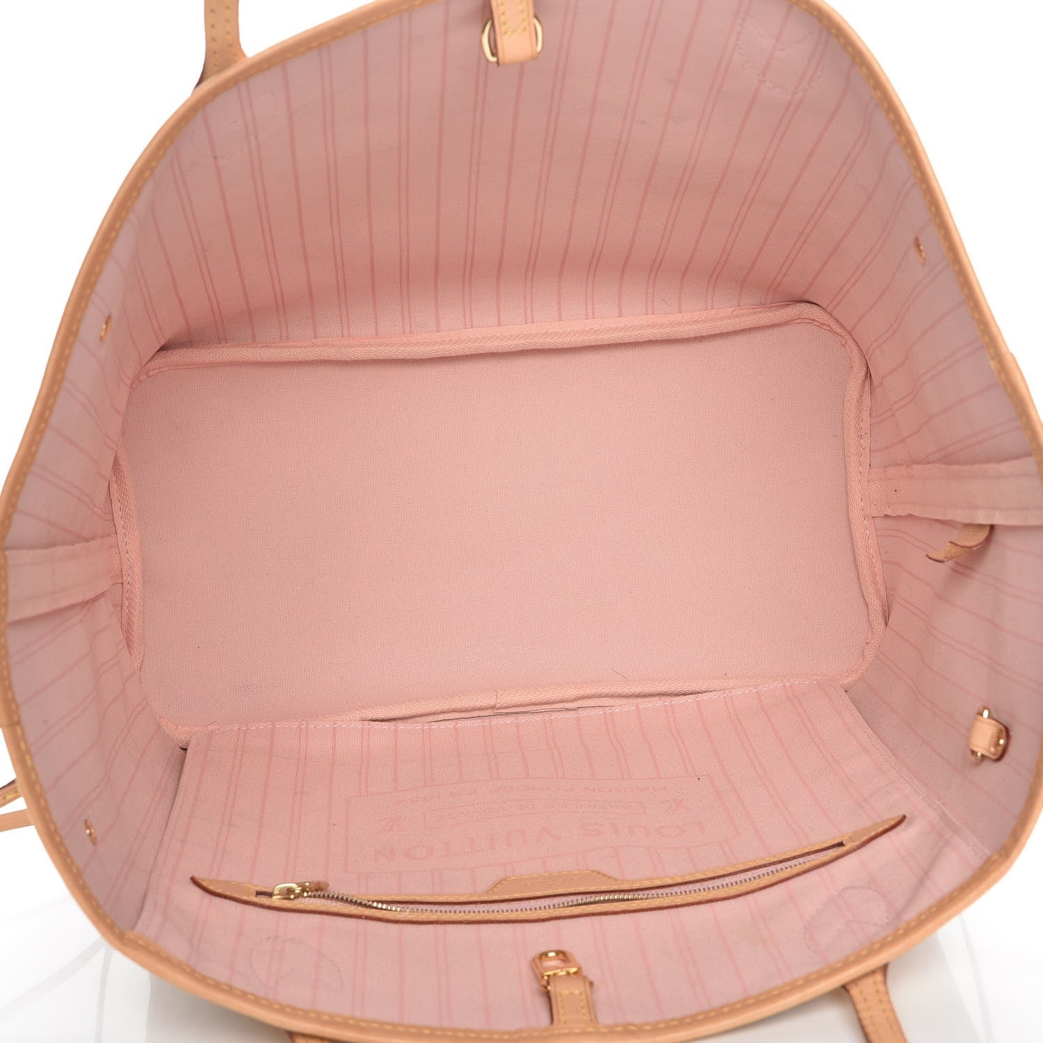 Louis Vuitton Damier Azur Neo Neverfull MM Rose Ballerine 5 of 8