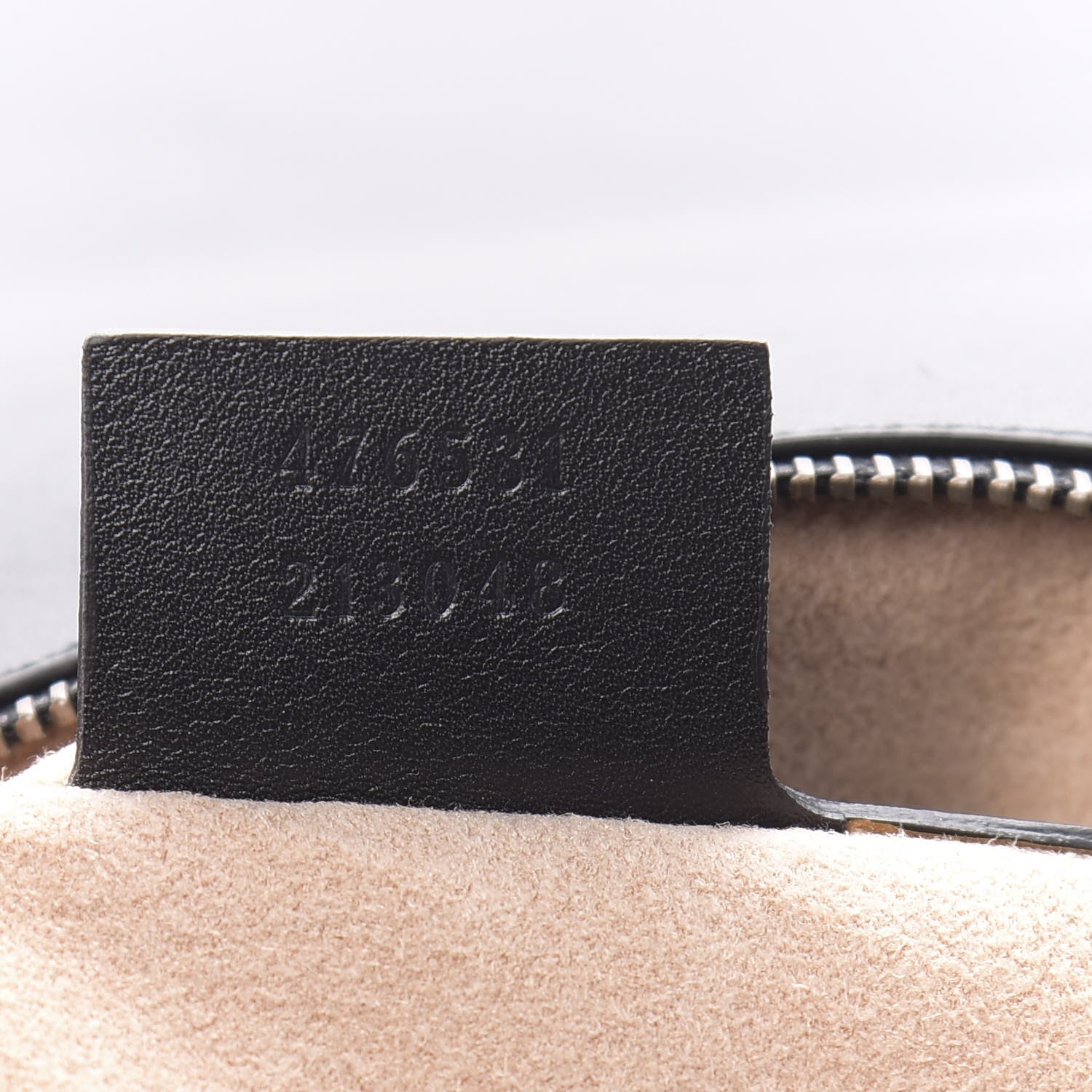 Gucci Calfskin Bamboo Trapuntata Queen Margaret Top Handle Bag Mystic White Black 7 of 10