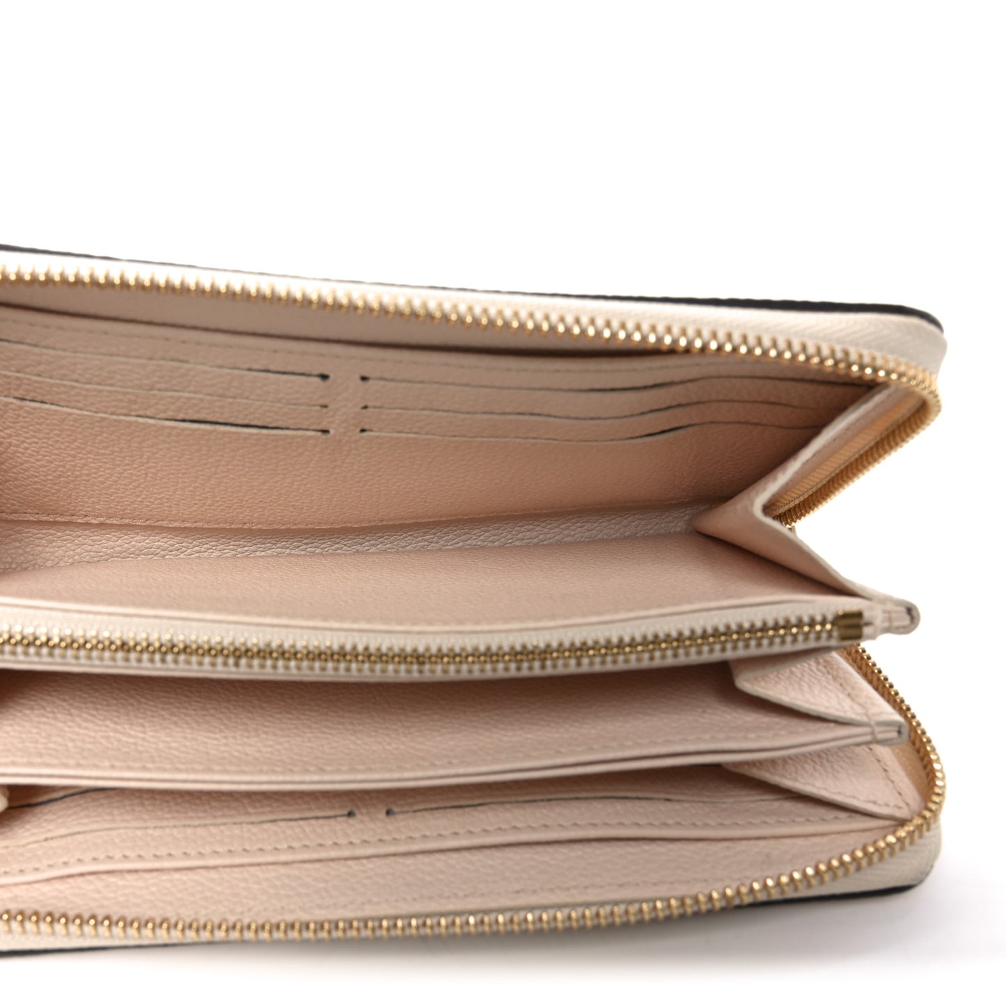 Empreinte Monogram Giant By The Pool Zippy Wallet Cream Saffron