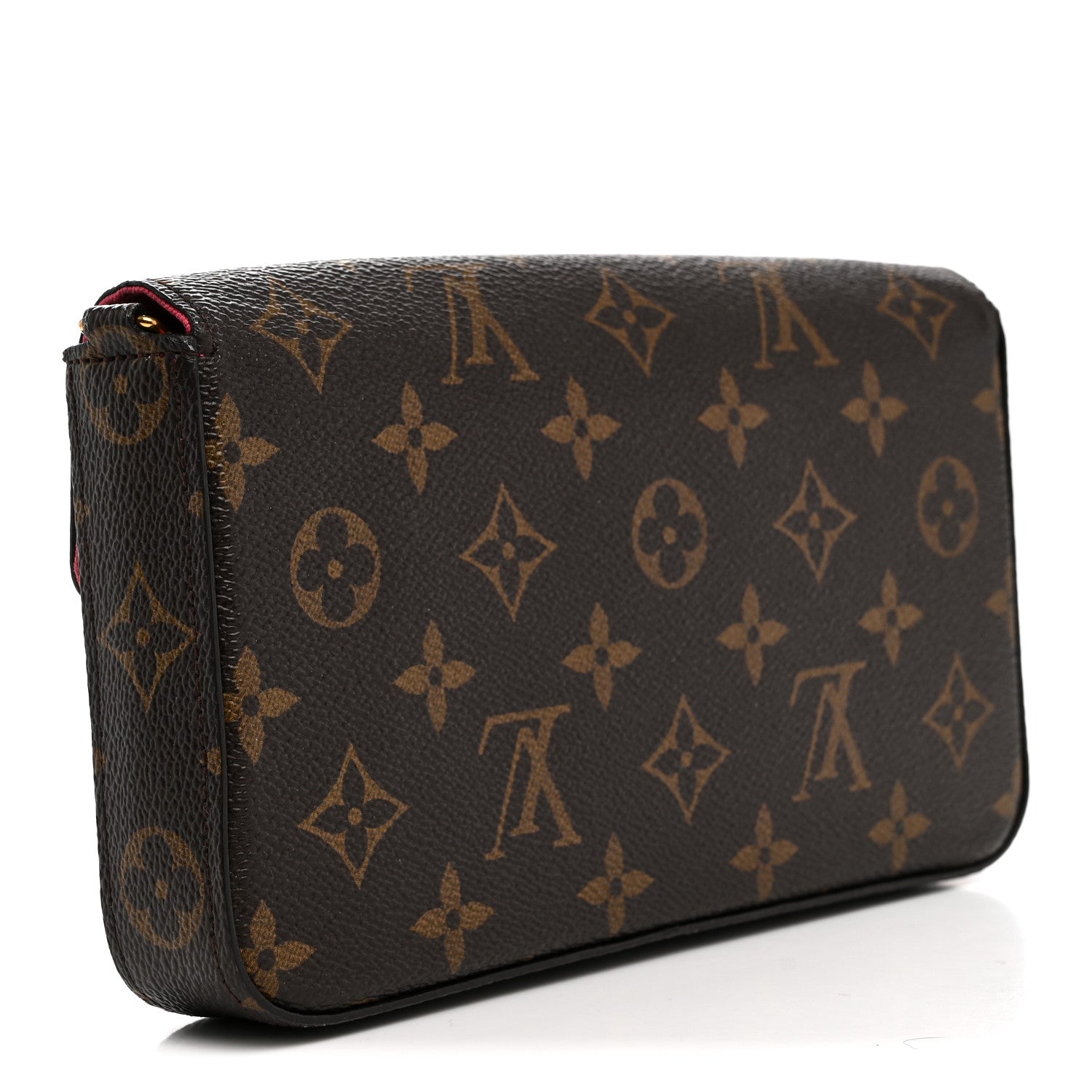 Louis Vuitton Monogram LV Love Lock Pochette Felicie Chain Wallet 4 of 8