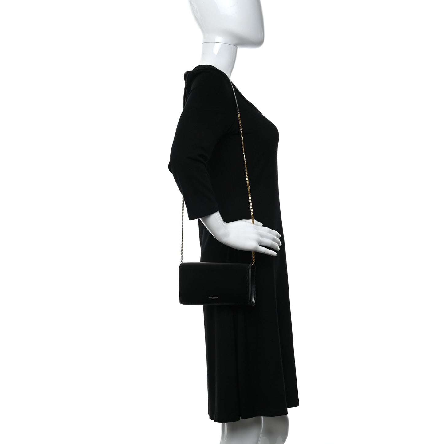 Smooth Calfskin Mini Paris Bag Black