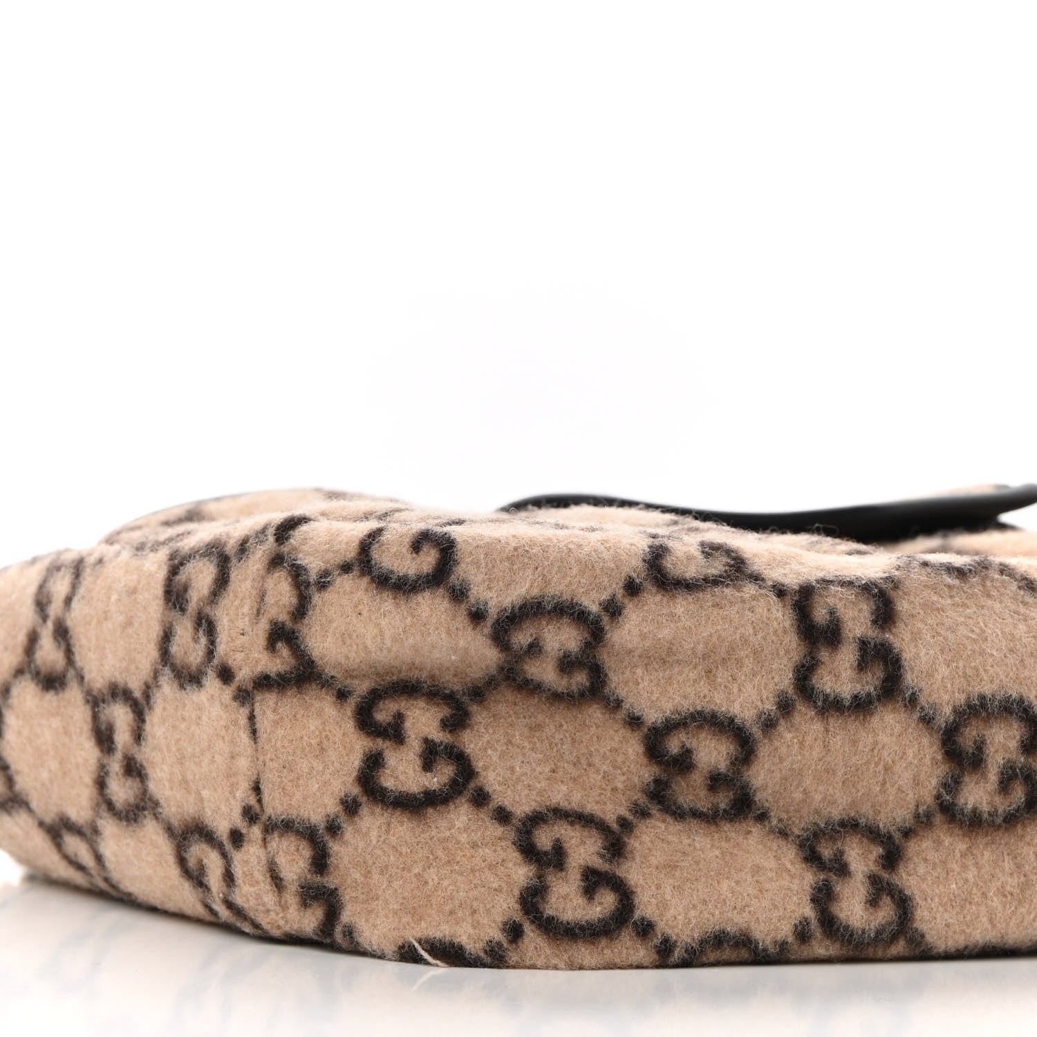 Gucci Covered Wool GG Monogram Childrens Tote Beige Ebony 9 of 10