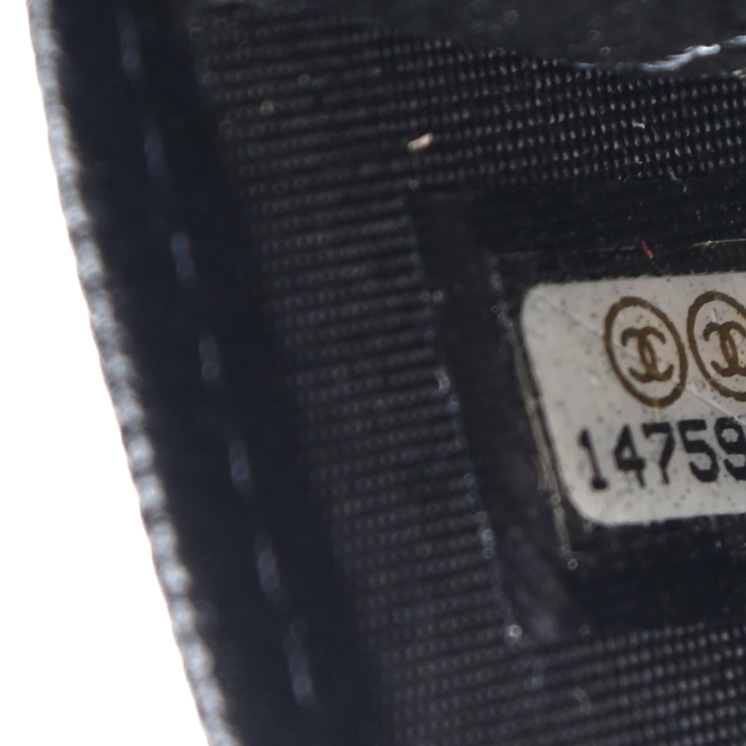 Chanel Caviar Sevruga Wallet On Chain WOC Black 8 of 11