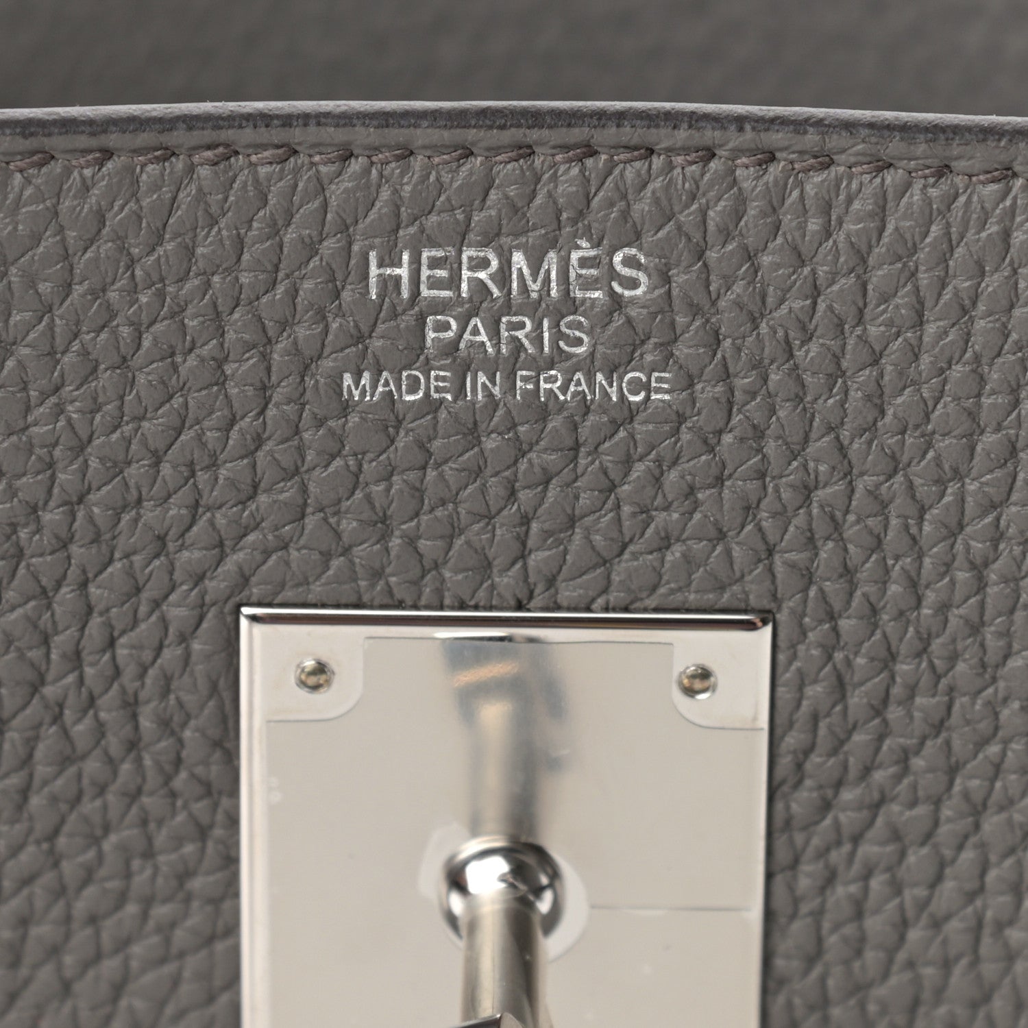 Hermes Togo Birkin 30 Etain 6 of 10