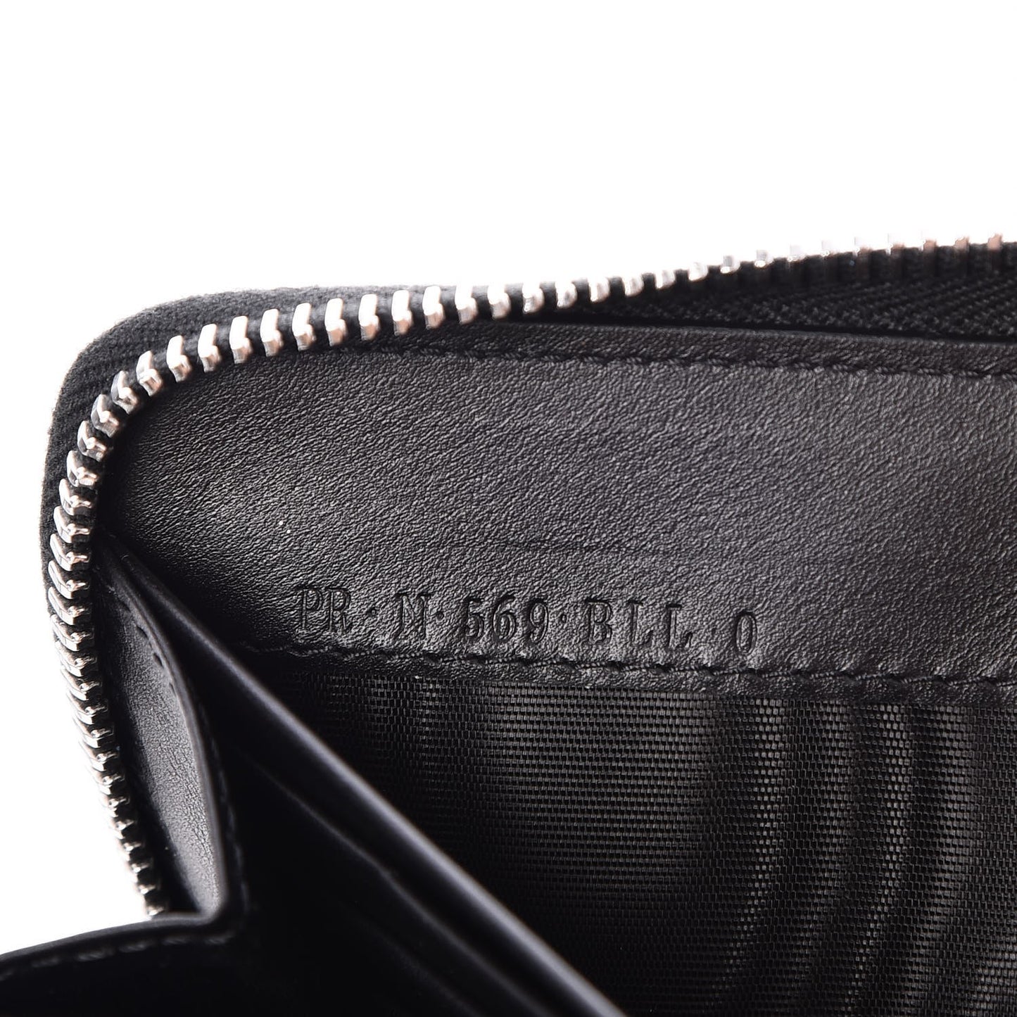 X JAMIE REID Cotton Canvas Zip Around Wallet Black
