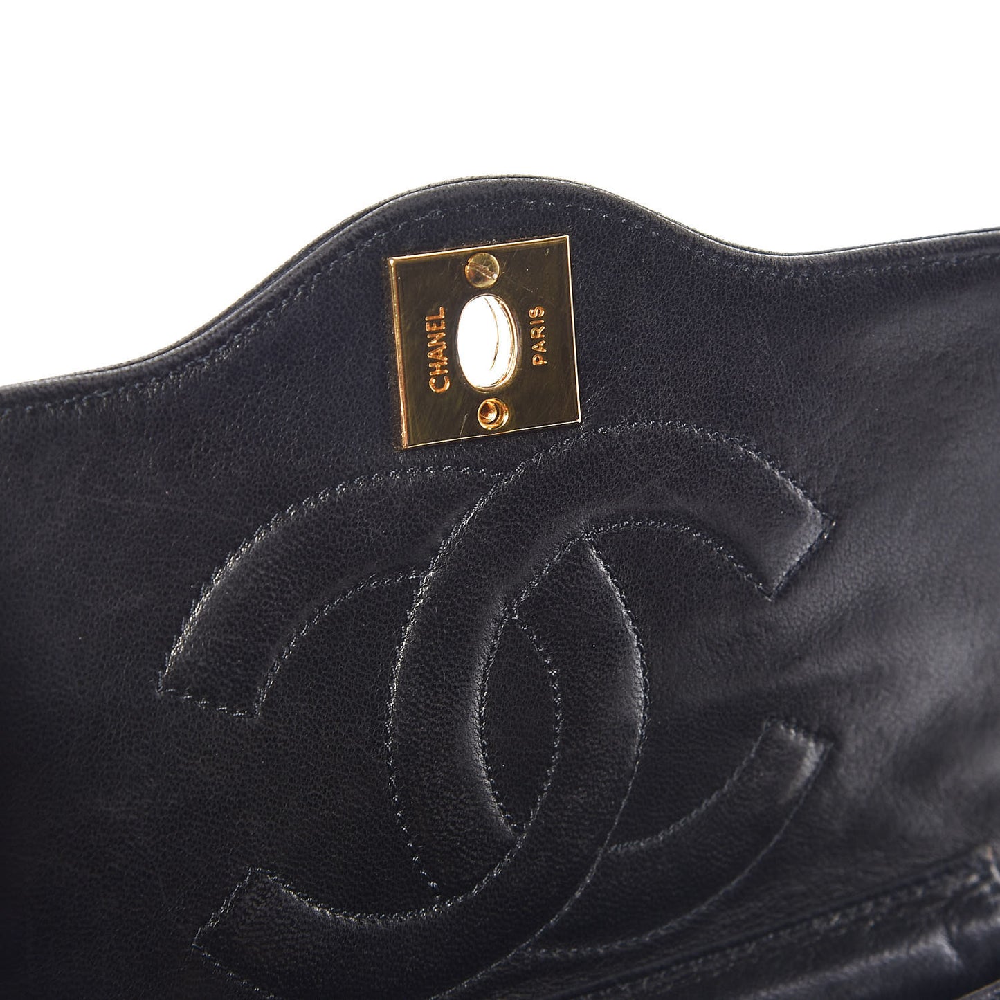 Lambskin Quilted Mini Flap Black