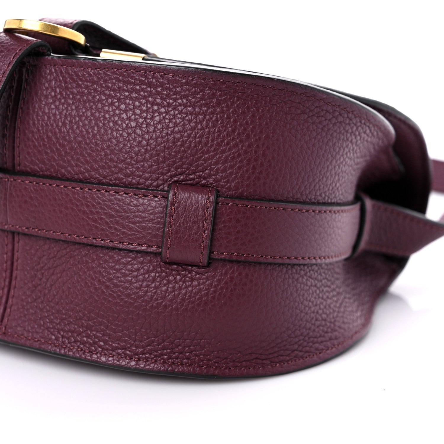Chloe Calfskin Mini Marcie Round Crossbody Bag Wild Purple 8 of 12
