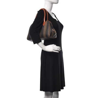 Fendi Pequin Spalmati Shoulder Bag Cuoio 2 of 11