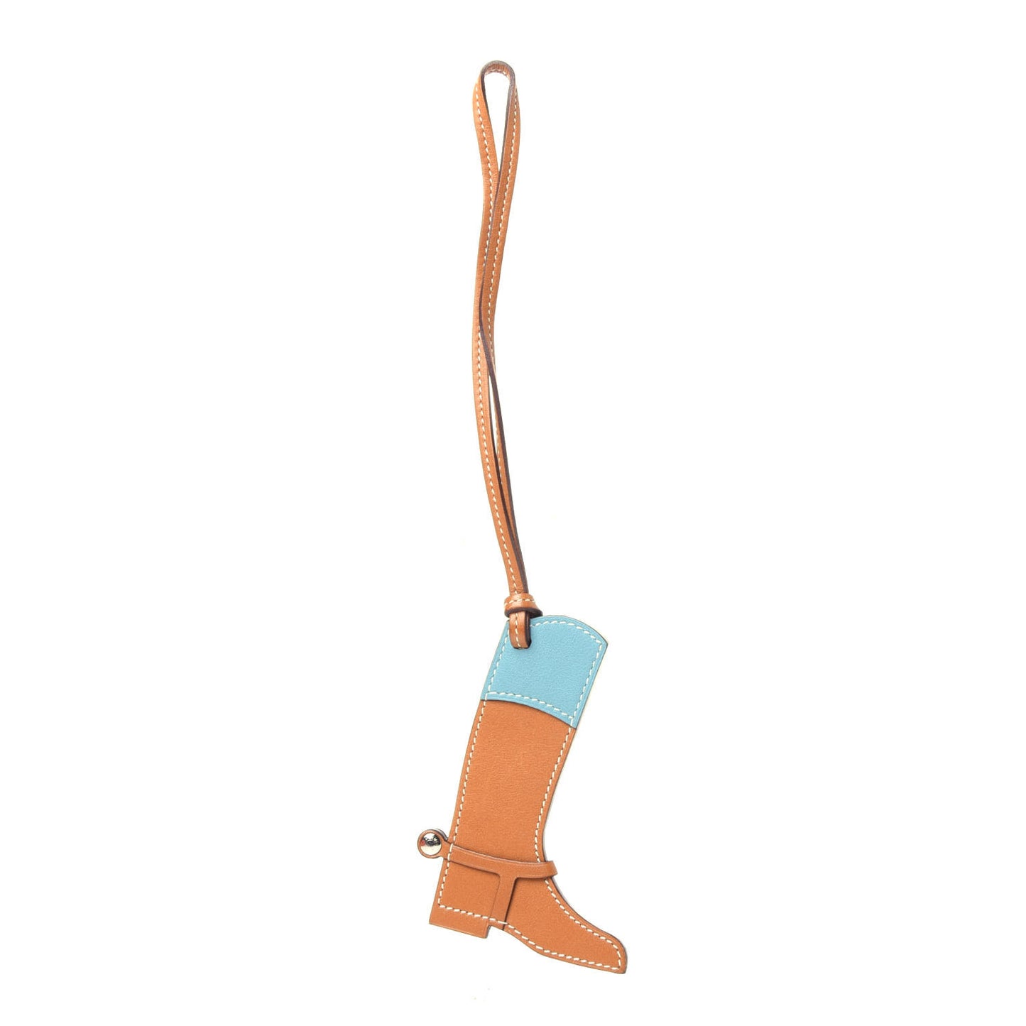 Butler Swift Paddock Botte Boot Bag Charm Natural Bleu Saint Cyr