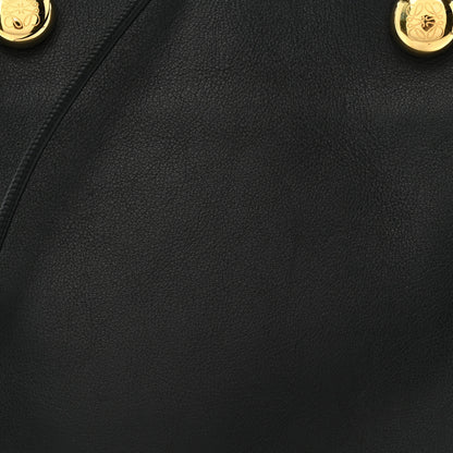 Loewe Smooth Calfskin Pebble Pouch  Black 8 of 10