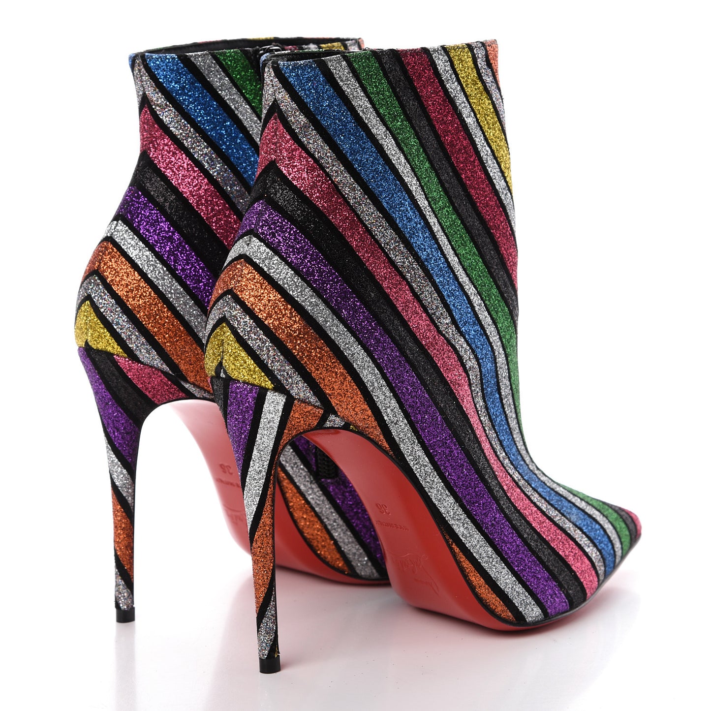 Suede Stripyglitter So Kate Booty 100 Ankle Boots 36 Multi