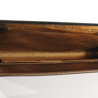 Gucci Metallic Calfskin Britt Clutch Bronze 5 of 7
