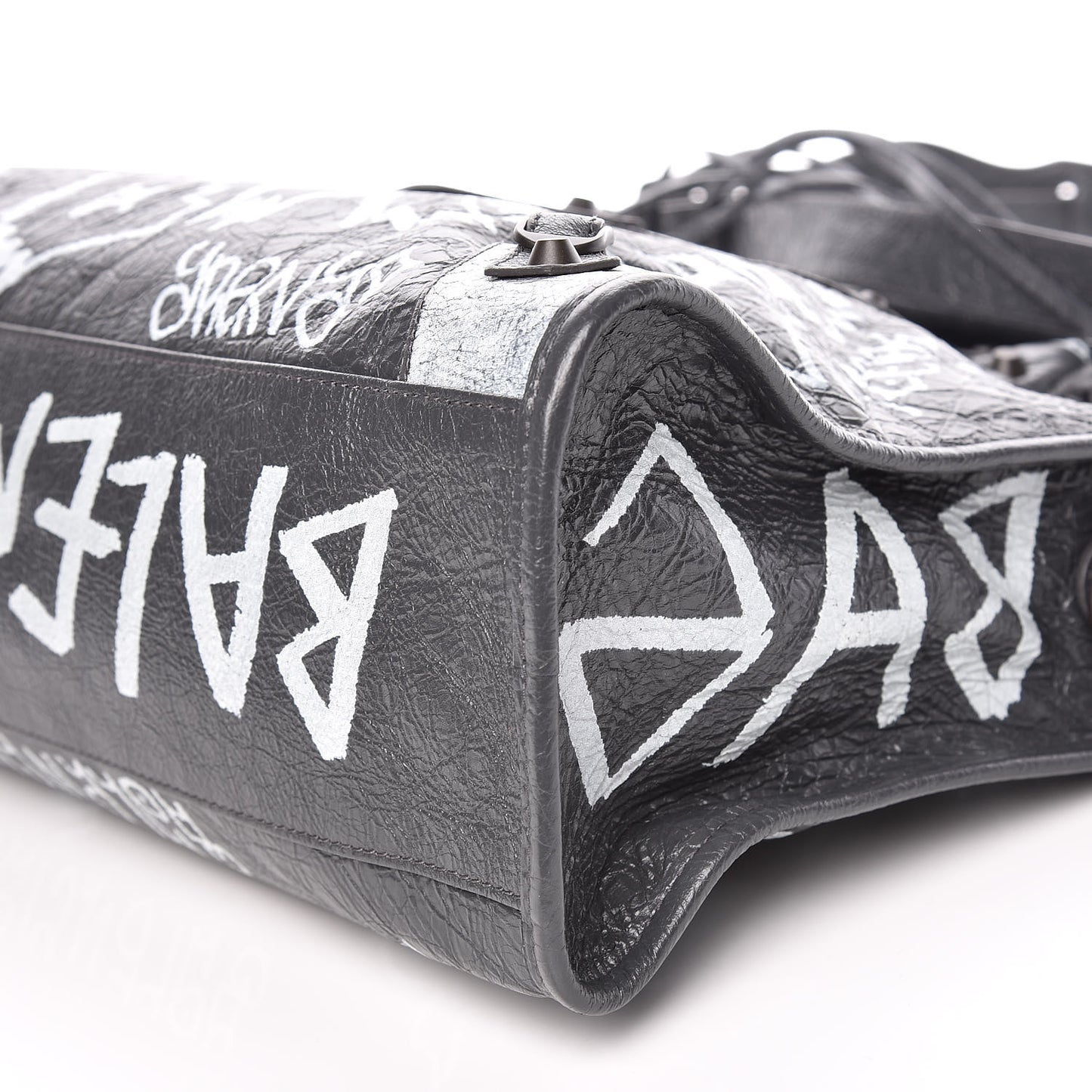 Agneau Arena Graffiti All Over Classic Hardware City Gris Fossile White