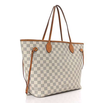 Louis Vuitton Damier Azur Neo Neverfull MM Rose Ballerine 4 of 10